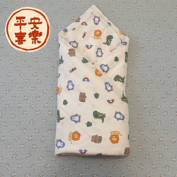 纯棉纱布手工纯棉花可脱胆婴幼新生儿包被产房加厚柔软冬季小被子