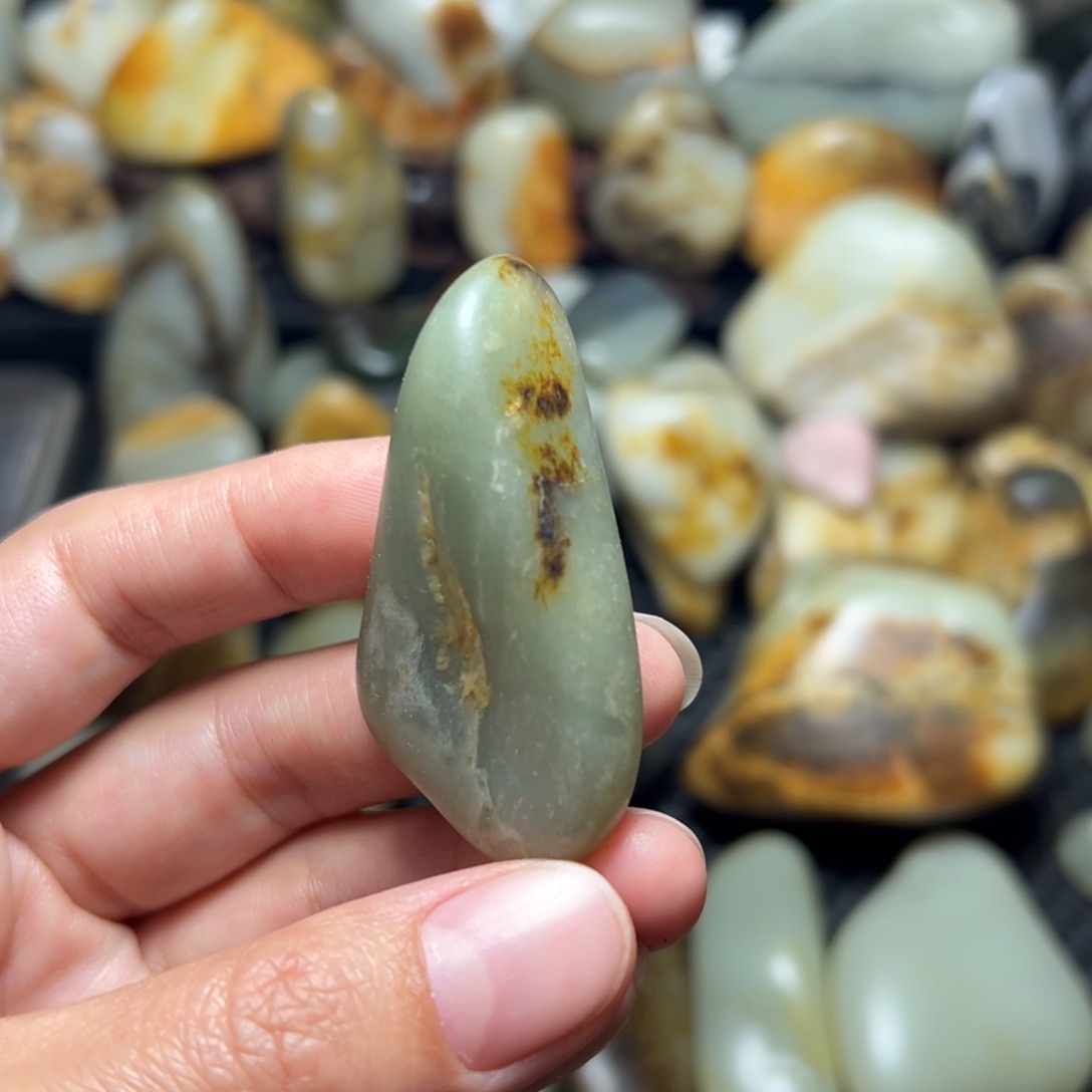 和田玉（青玉）B77未镶嵌