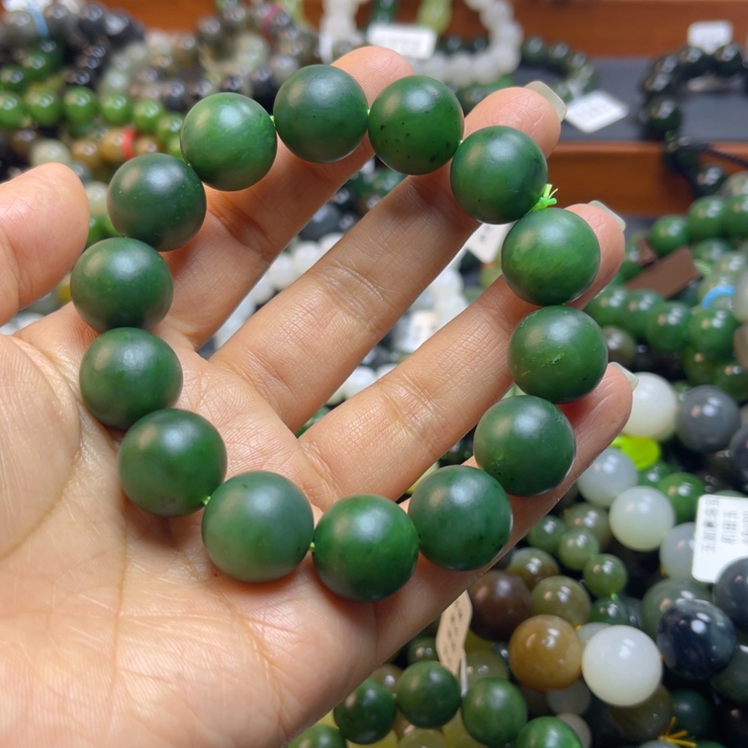 梓***晟和田玉未镶嵌手链