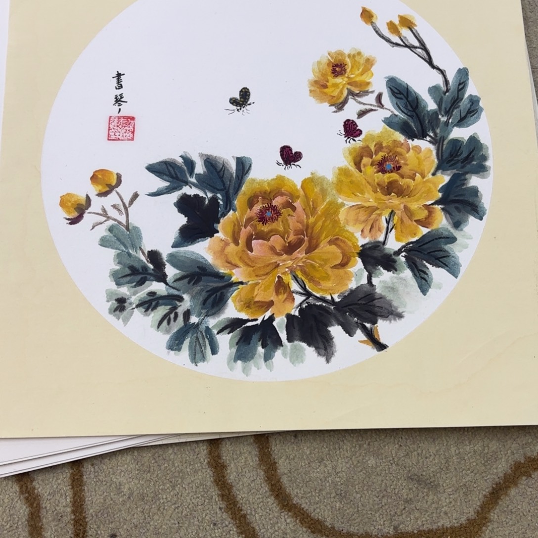 国画国画老师作品刘