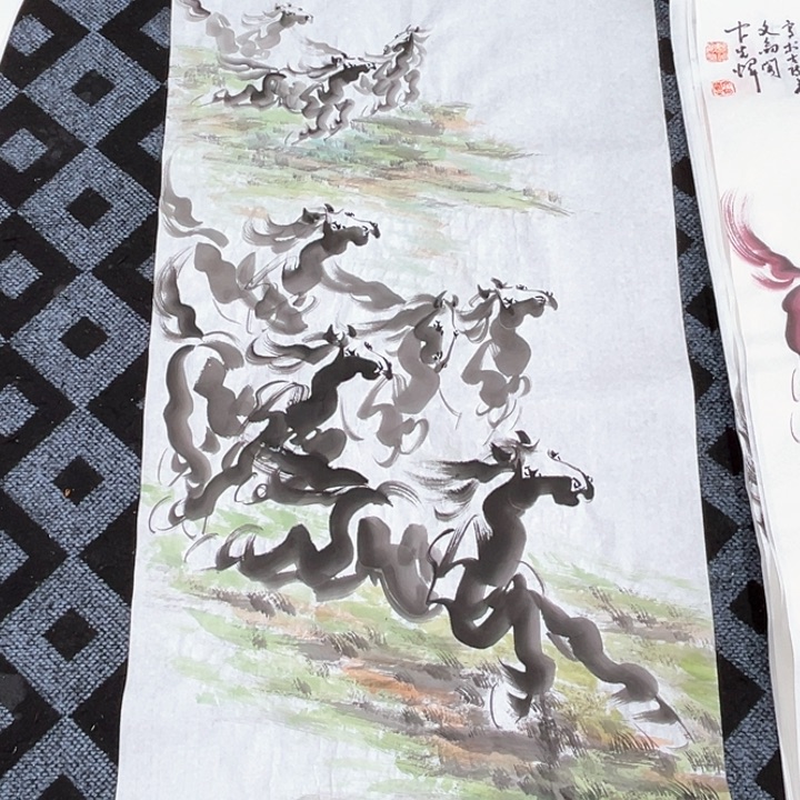 国画纯手绘国画作品