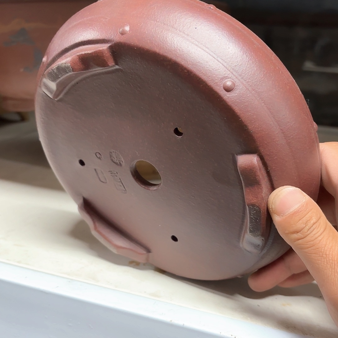 紫砂花盆紫砂的颜色很好看