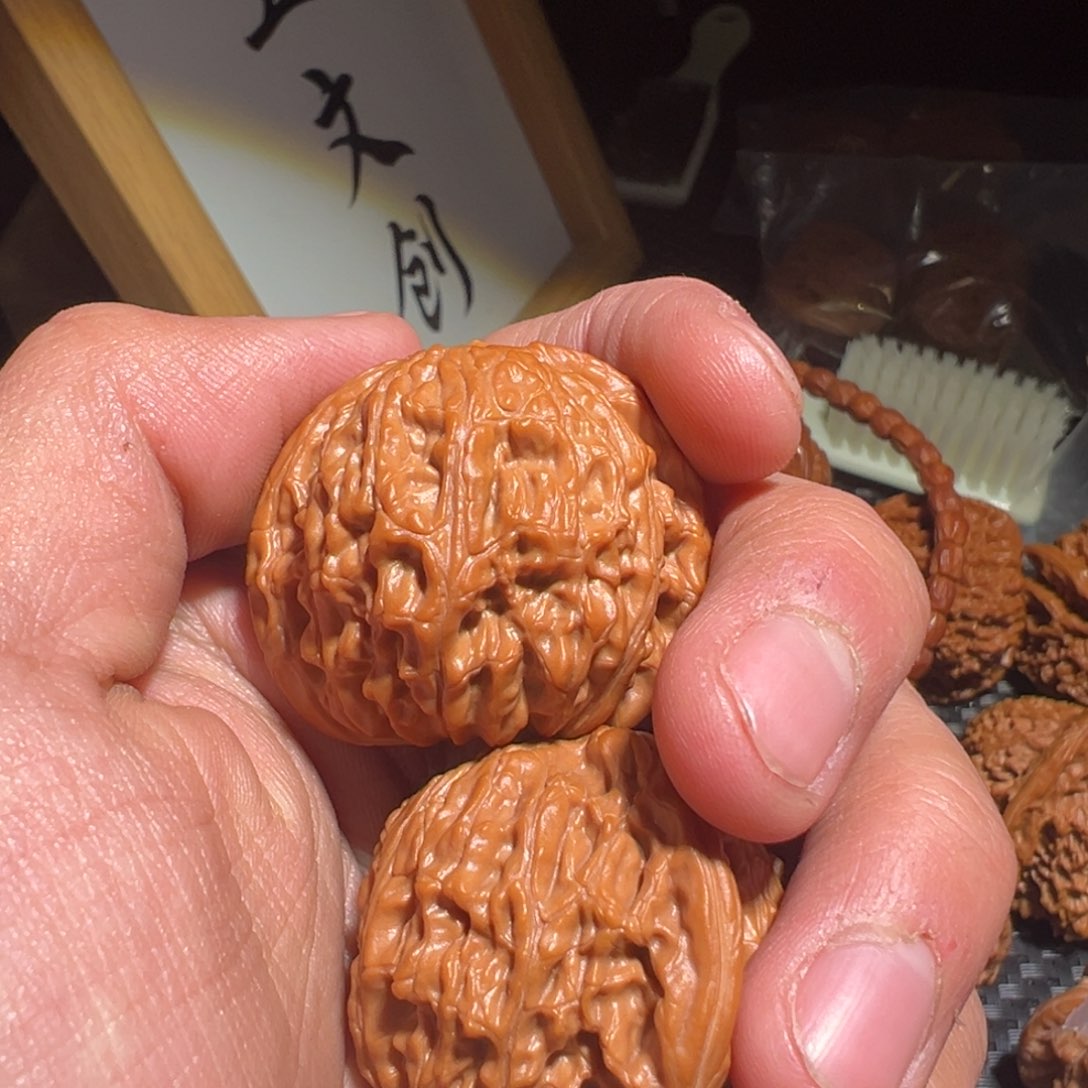 文玩核桃把件d****n磨盘