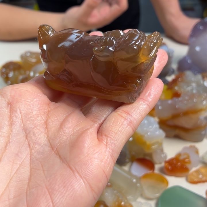 玛瑙/玉髓未镶嵌吊坠(不含链)