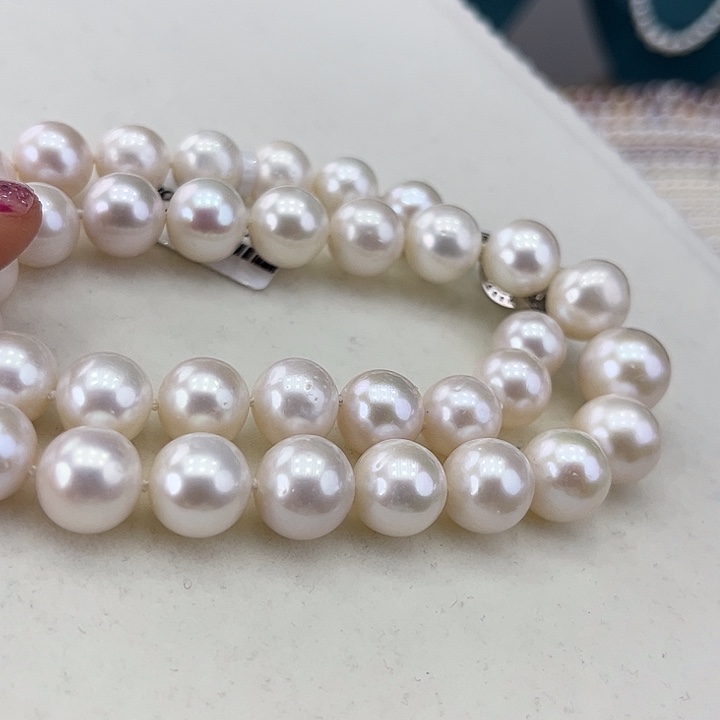 淡水珍珠颈饰银S925镶嵌➕10.5-11.5高品