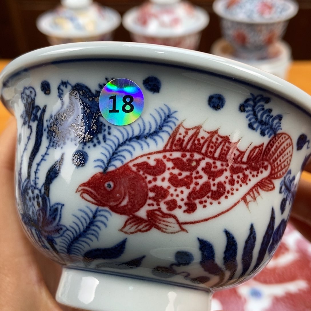 手绘现代茶具非古董