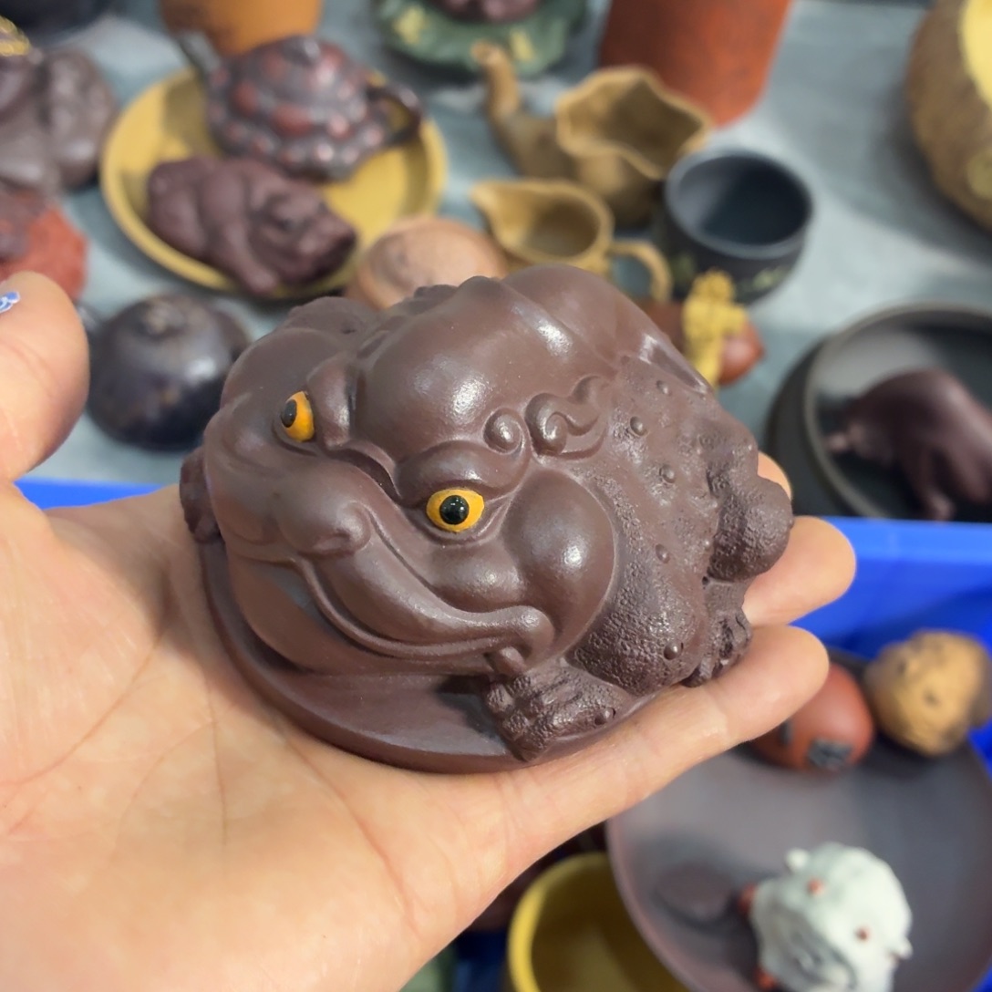 紫砂茶杯放漏放漏放大漏了