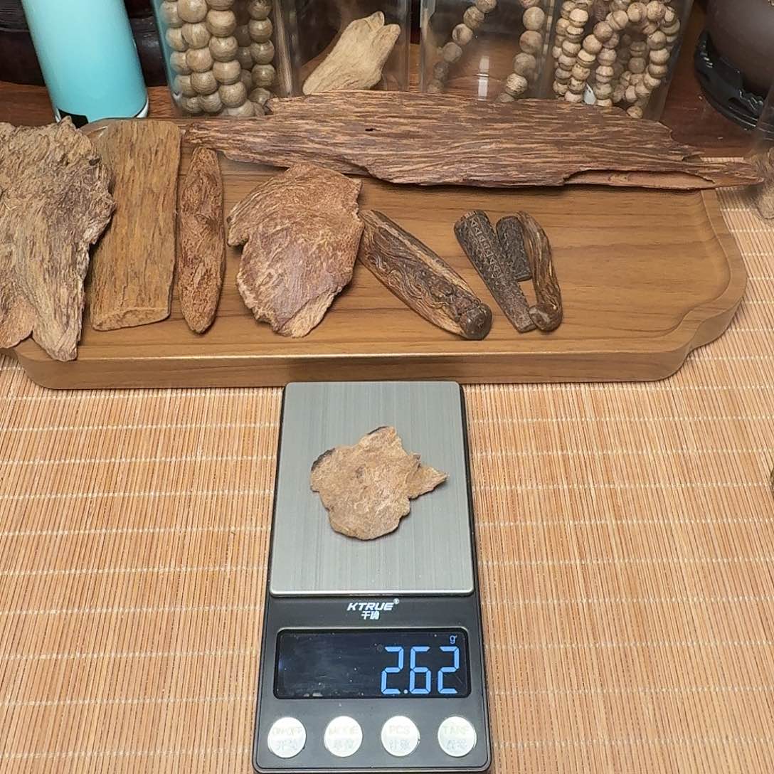 沉香海南熟结老料2.62g