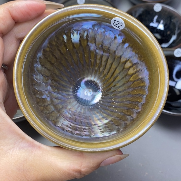 茶盏建窑建盏柴烧主人杯