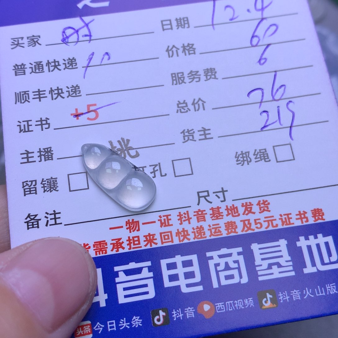 颈饰未镶嵌翡翠时****y