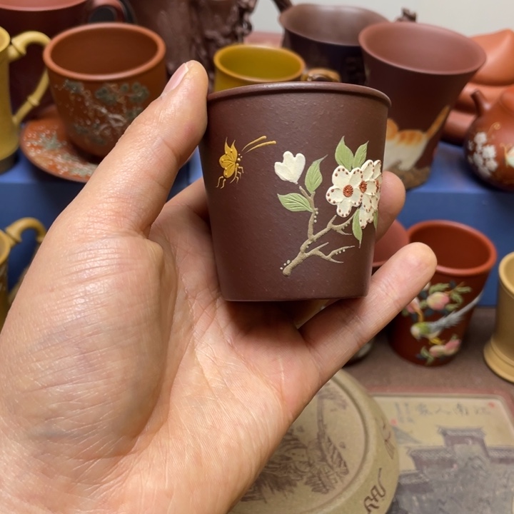 紫砂茶杯紫砂主人杯