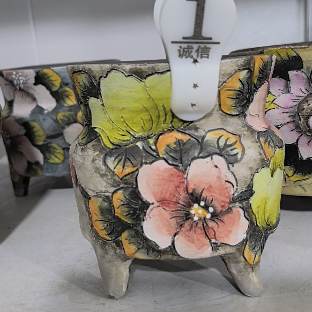 花盆红泥景德镇花盆