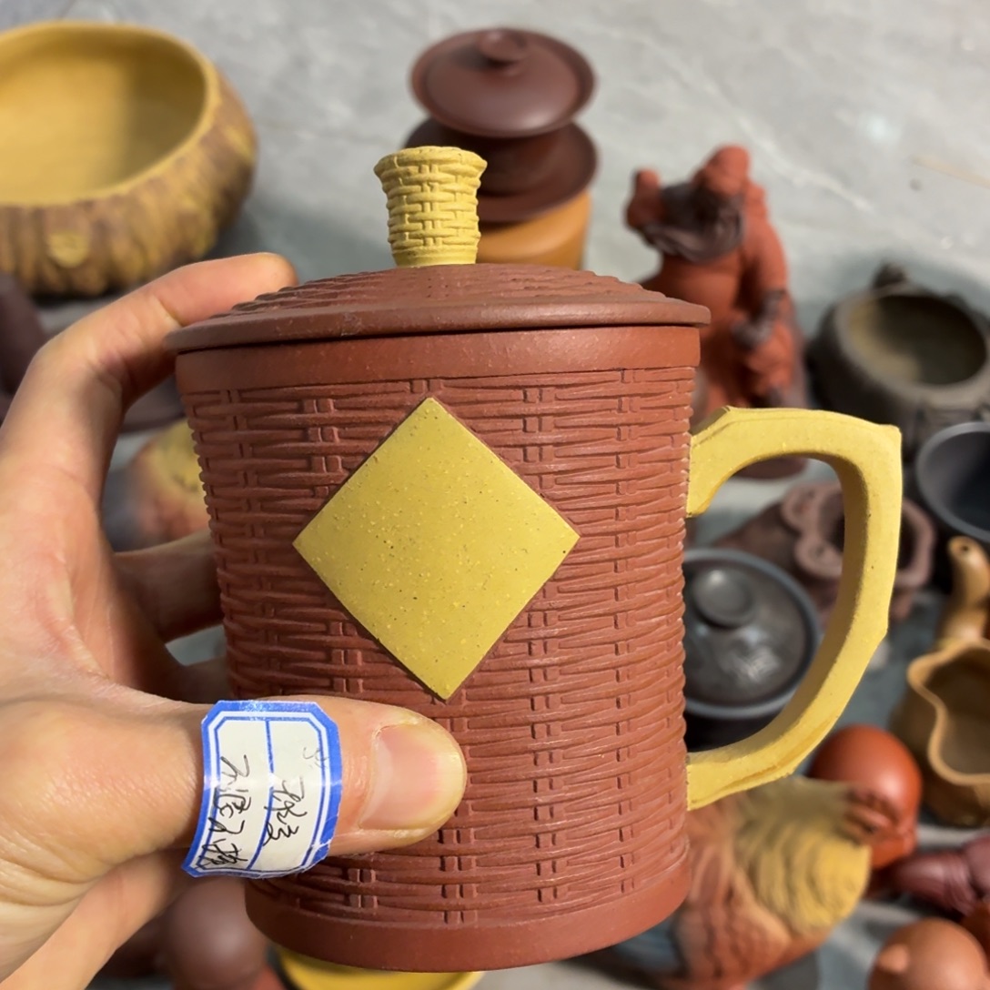 国***安茶杯紫砂瑕疵不退不换介意勿拍