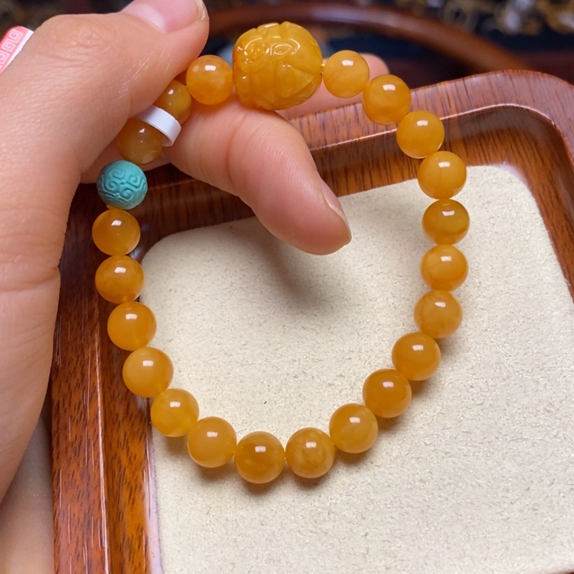 【闪购商品】蜜蜡手链未镶嵌手串