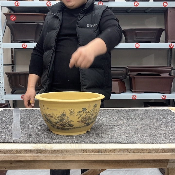 紫砂花盆紫砂等传统