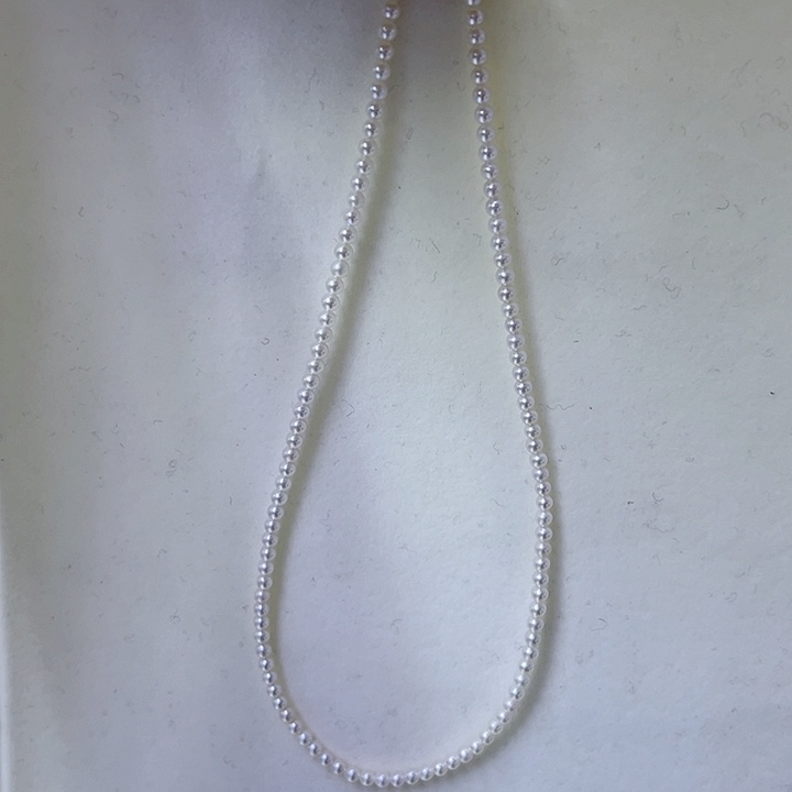 淡水珍珠项链银S925镶嵌