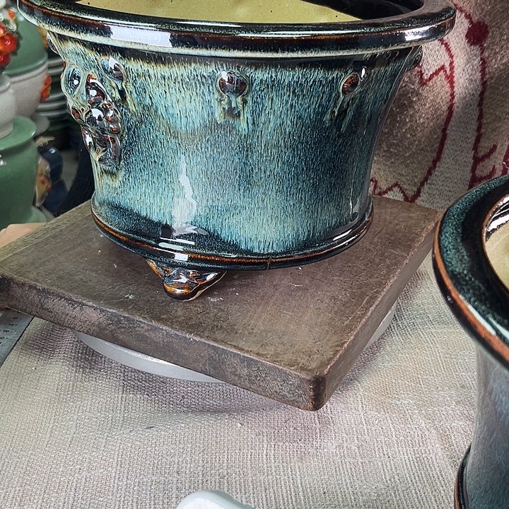 前***进泳坤堂石湾花盆陶瓷