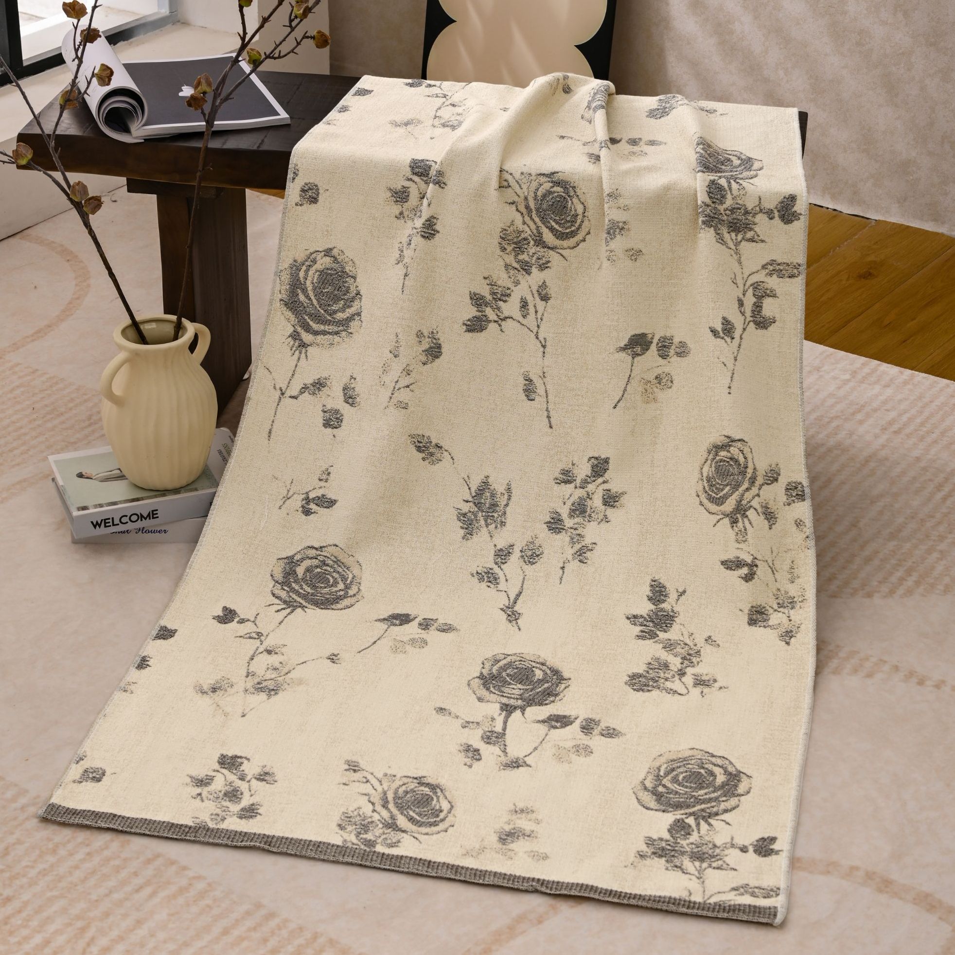 XDONGY（冬云家纺）高定75*150柔软亲肤 沙漠玫瑰 一条装