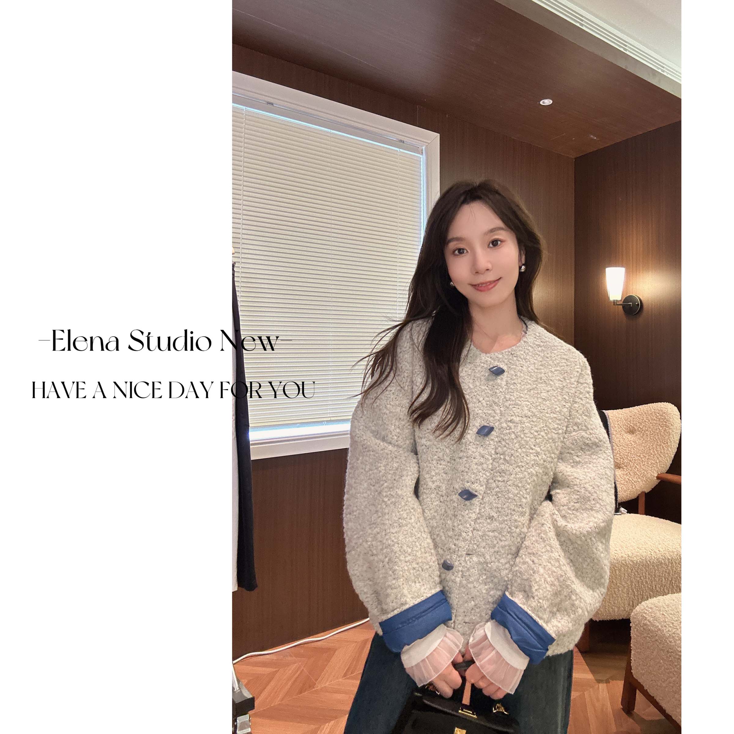 大甜甜【巴黎街角】设计感精致轻奢小众开衫气质温柔外套