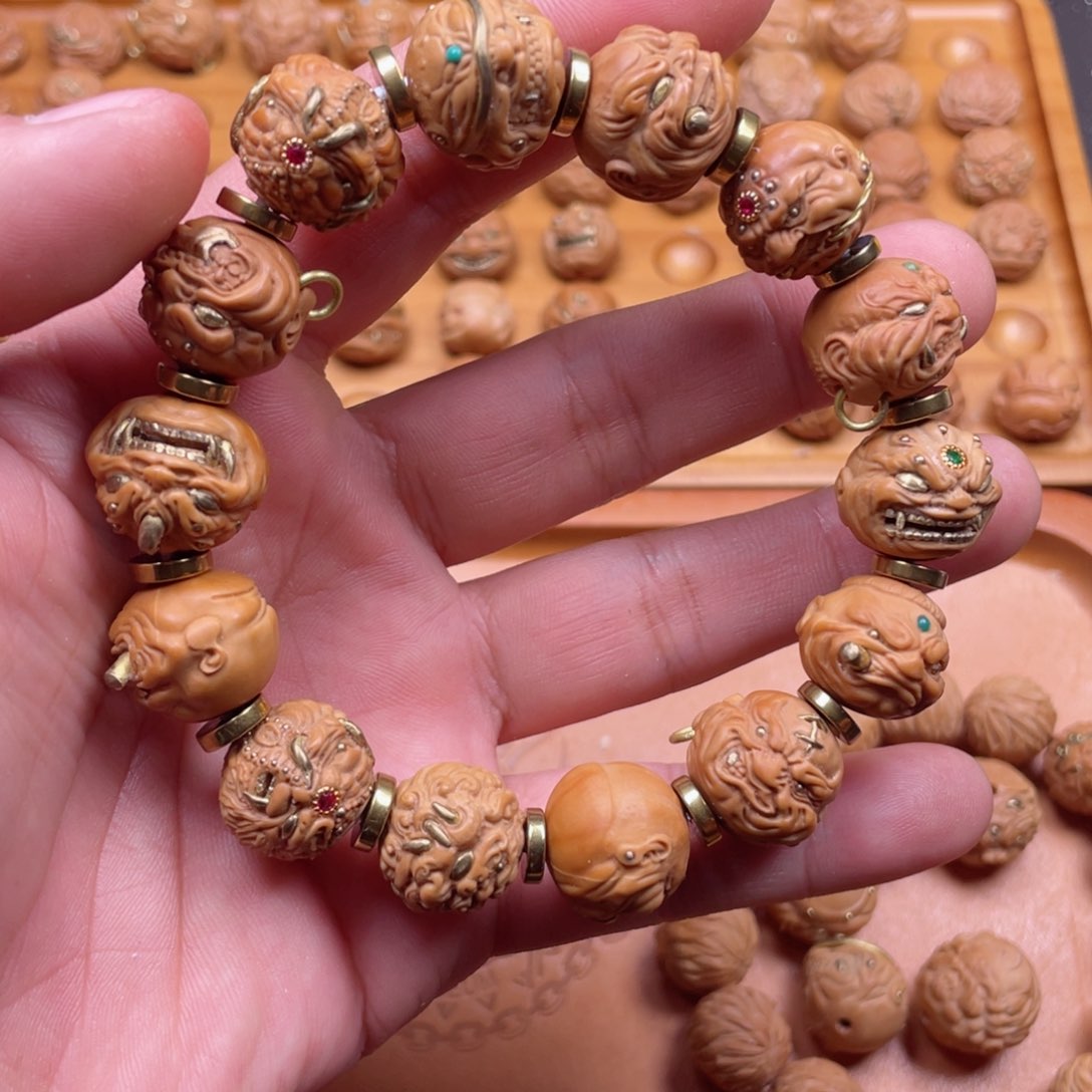 猴头核桃手串房****）猴头核桃大满贯手串