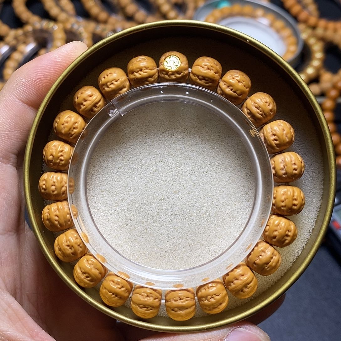 猴头核桃手串金标京八棱10-11全品69号