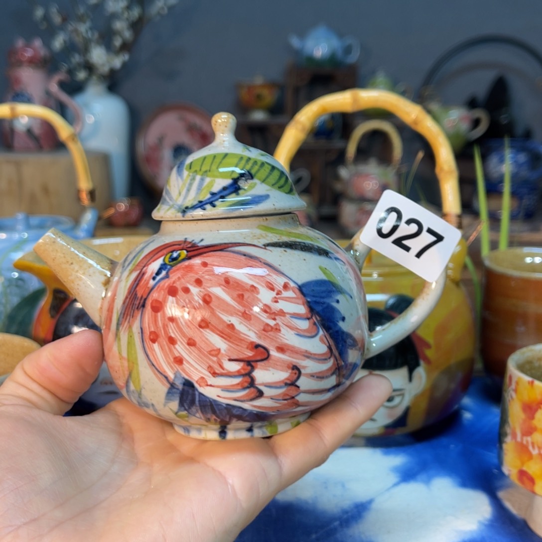 杯素浅陶瓷手工手绘