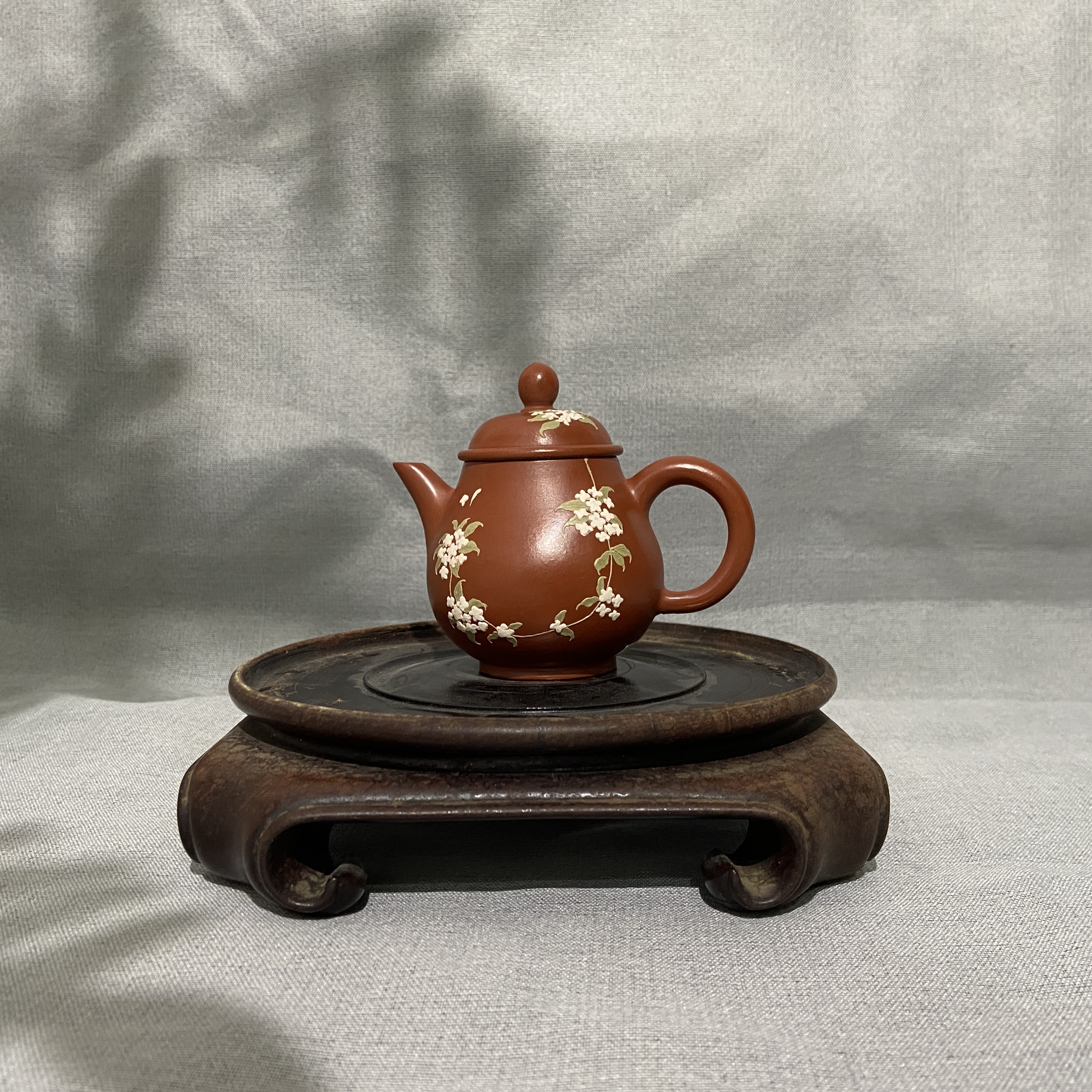 宜兴手工紫砂陶 茶壶GS3484-4