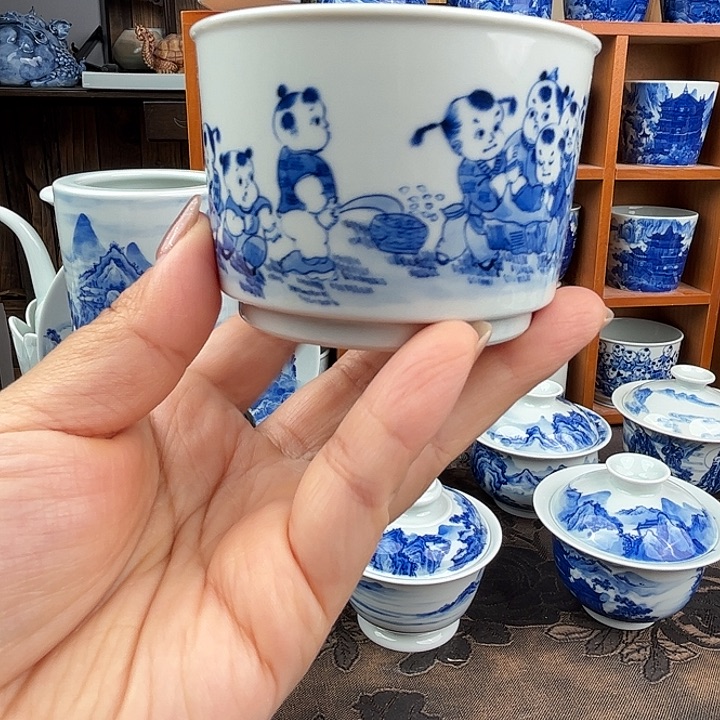 瓷片一笔一墨 叩玉山房