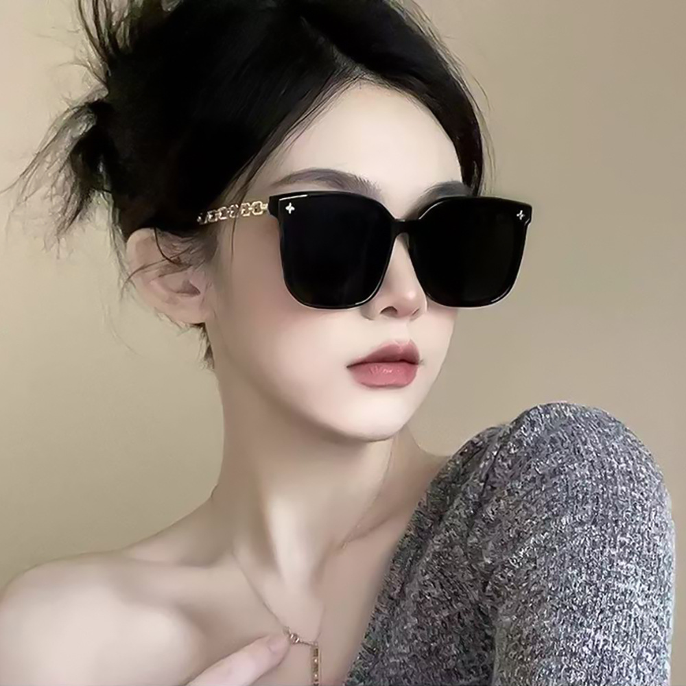 光屿睛选25潮开车防紫外线百搭时尚防晒太阳镜大框男女墨镜208