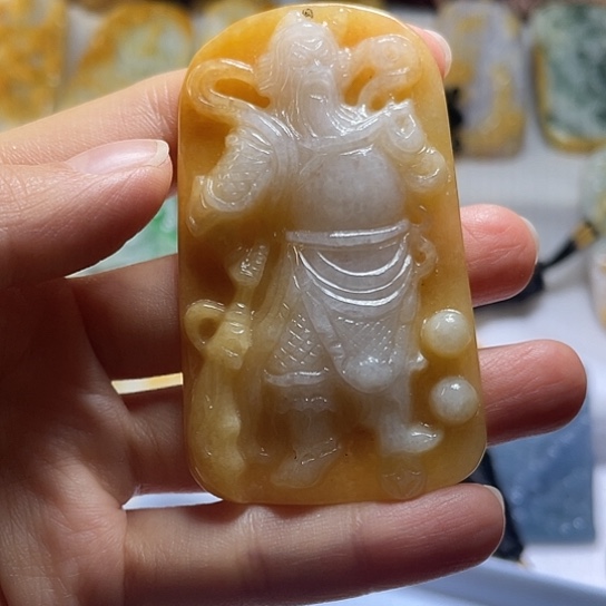 马***人翡翠未镶嵌吊坠(不含链)