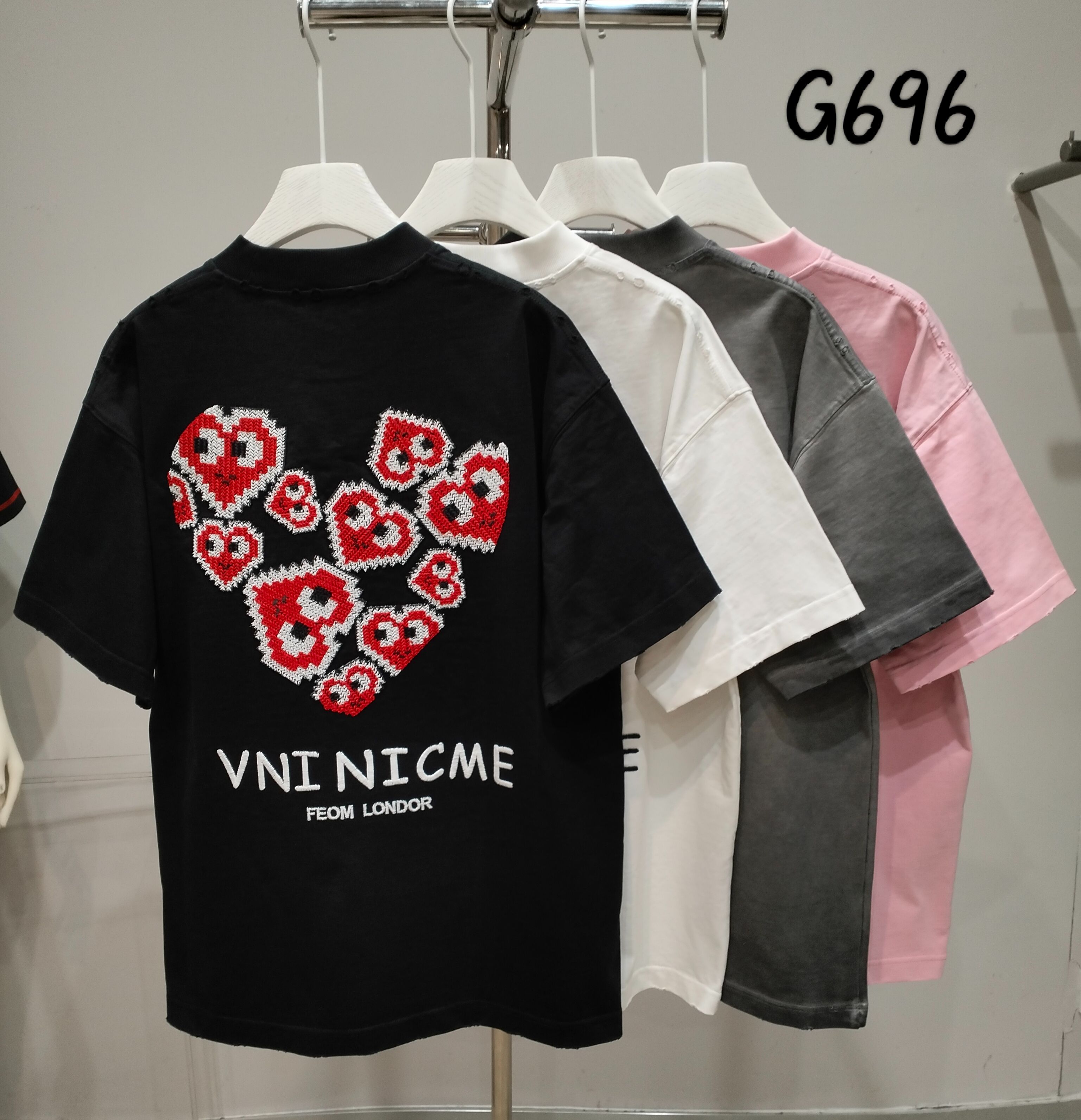 【12号链接】G696【發】 夏季顶奢潮流设计款短袖