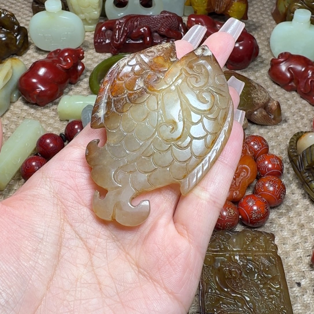 白玉菩提吊坠挂件