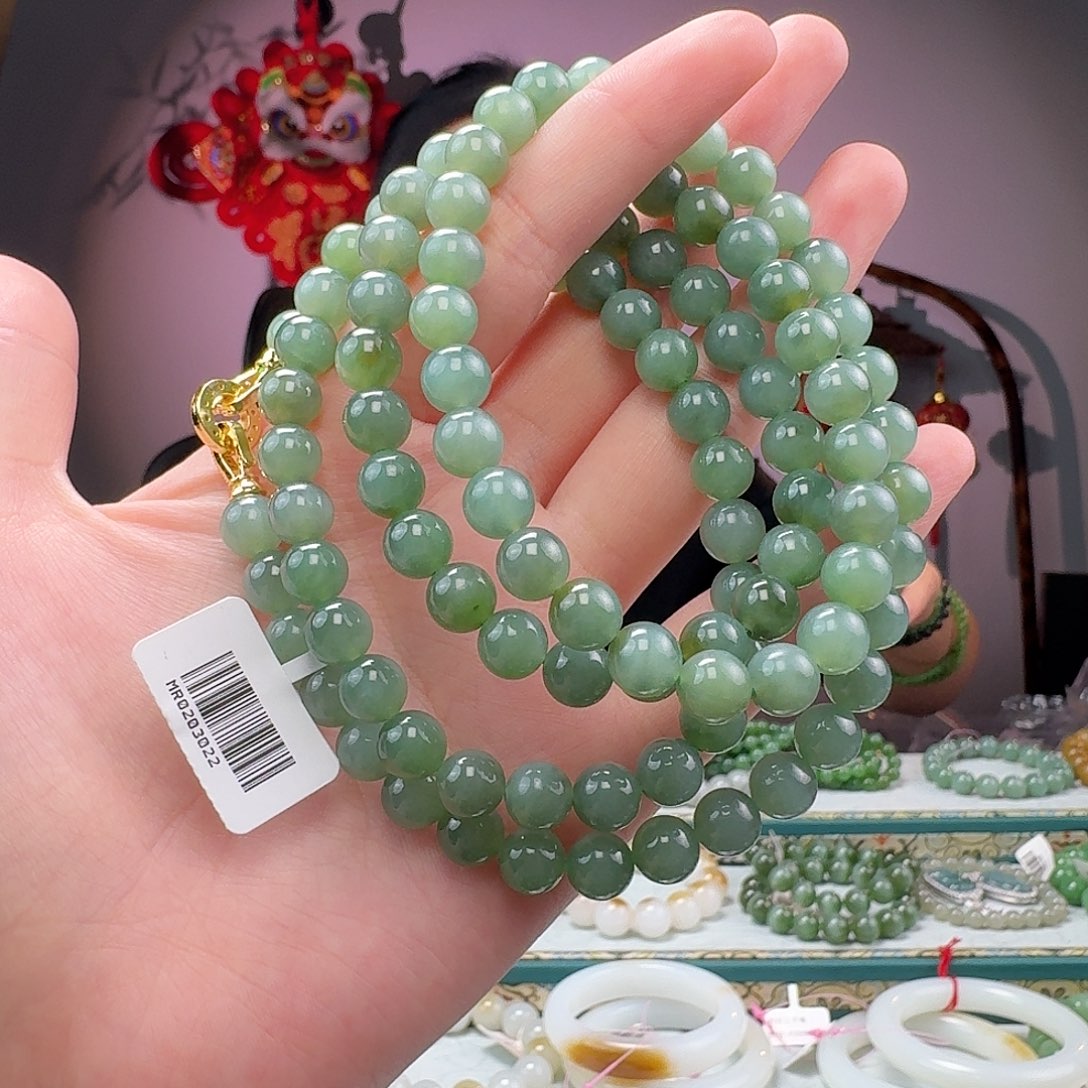 和田玉手串未镶嵌