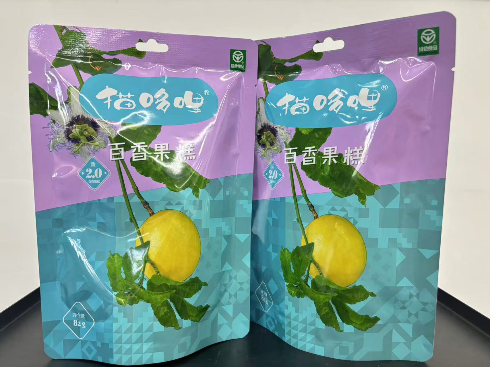 猫哆哩百香果糕绿色食品82克老派云南滋味零食