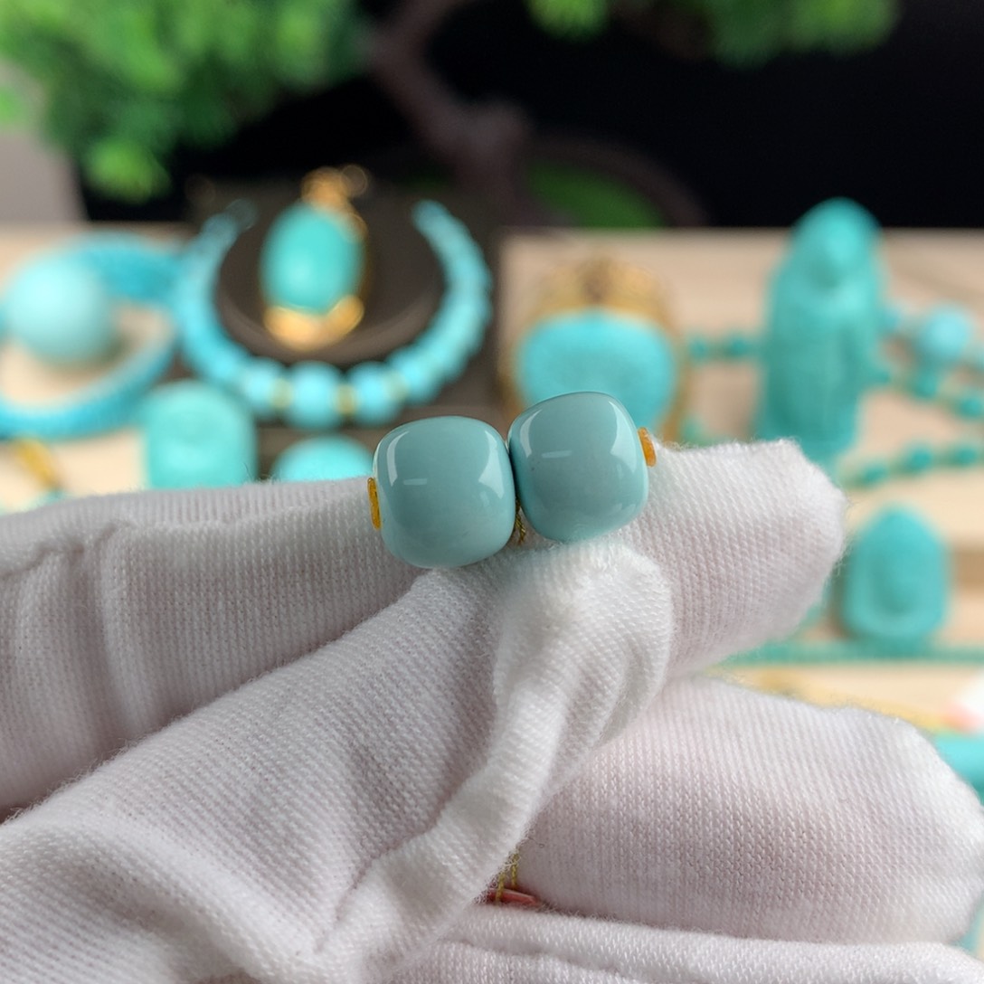 绿松石配珠卡9+未镶嵌