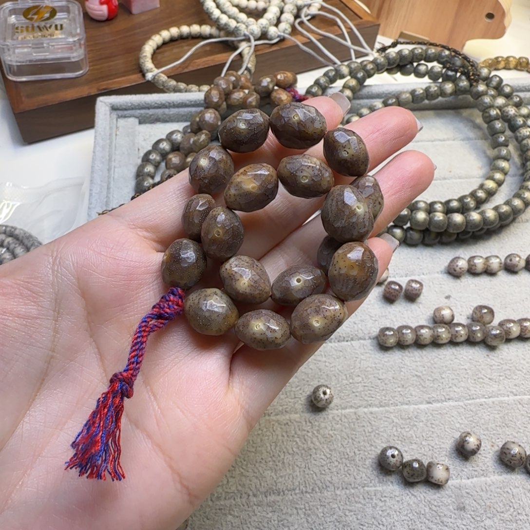 大****手串星月菩提石玉随行无相14-13