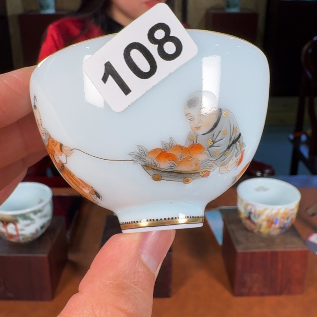 成窑青白瓷茶器精品