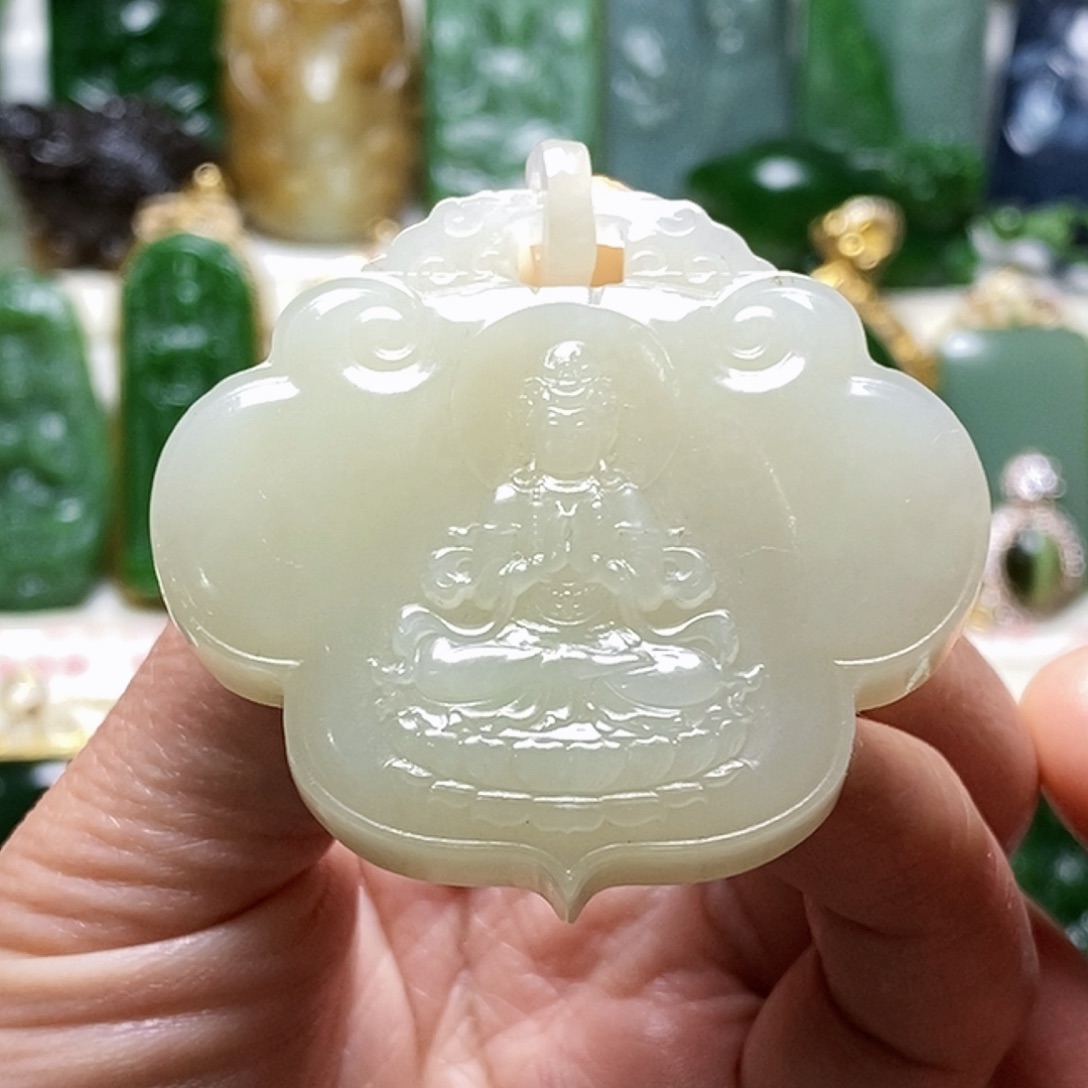 和田玉颈饰未镶嵌