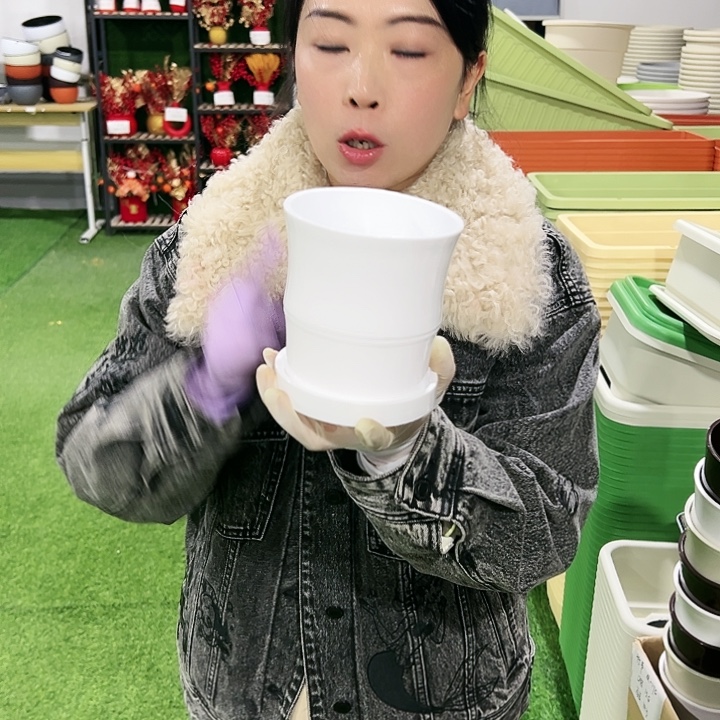 竹节口12高12白色8只带托
