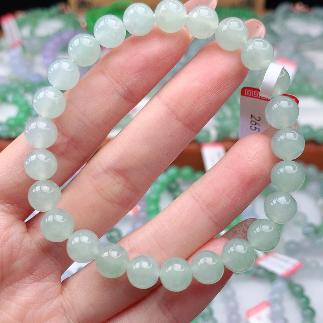 翡翠手链未镶嵌翡翠7.8mm