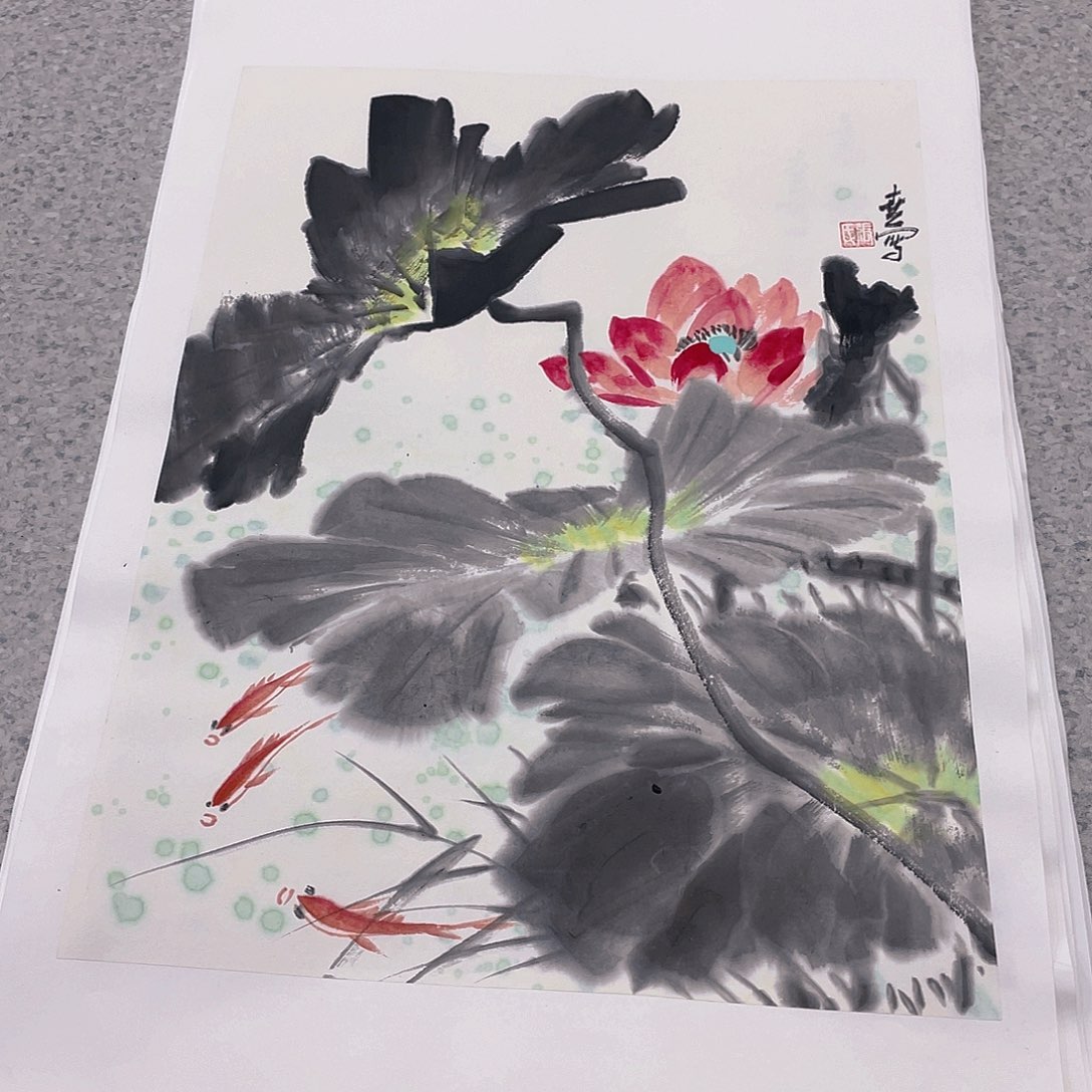 国画1.4平尺纯手绘国画作品