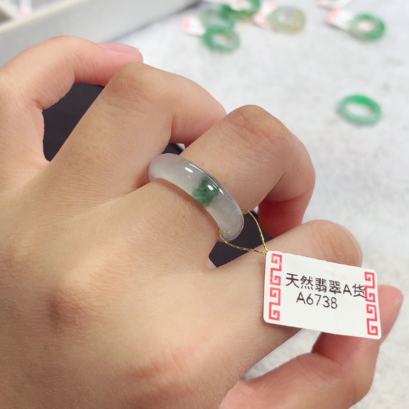 【闪购商品】未镶嵌戒指翡翠14号