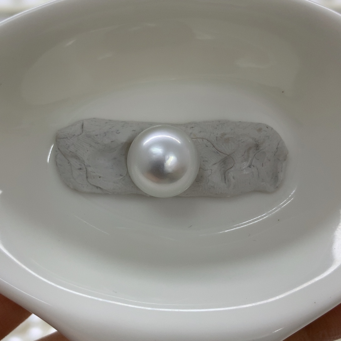 海水珍珠裸珠未镶嵌11-12mm梅