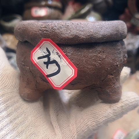 红陶粗陶花盆手工