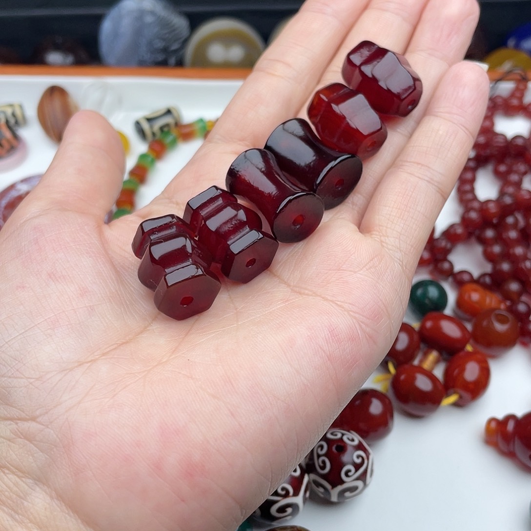 绝***玛瑙/玉髓未镶嵌颈饰