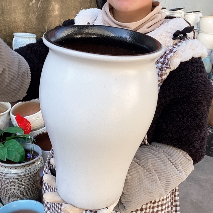 紫砂花盆正品口18高31