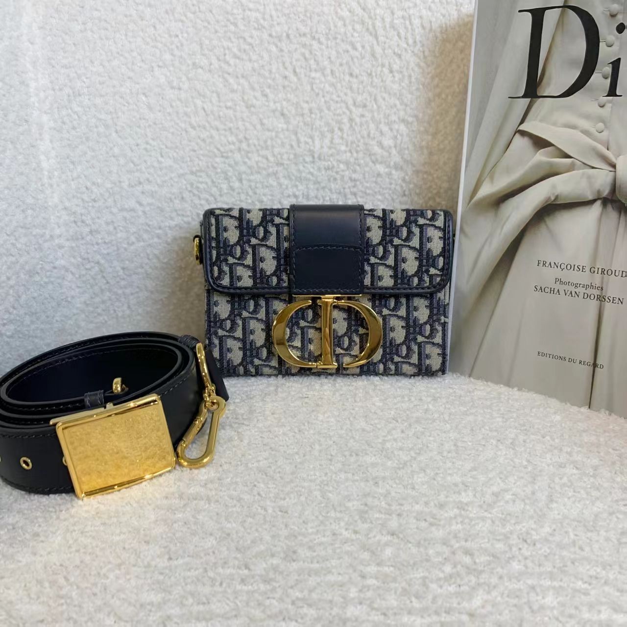 99新 DIOR/迪奥 壹臻/老花刺绣蒙田box 78250066