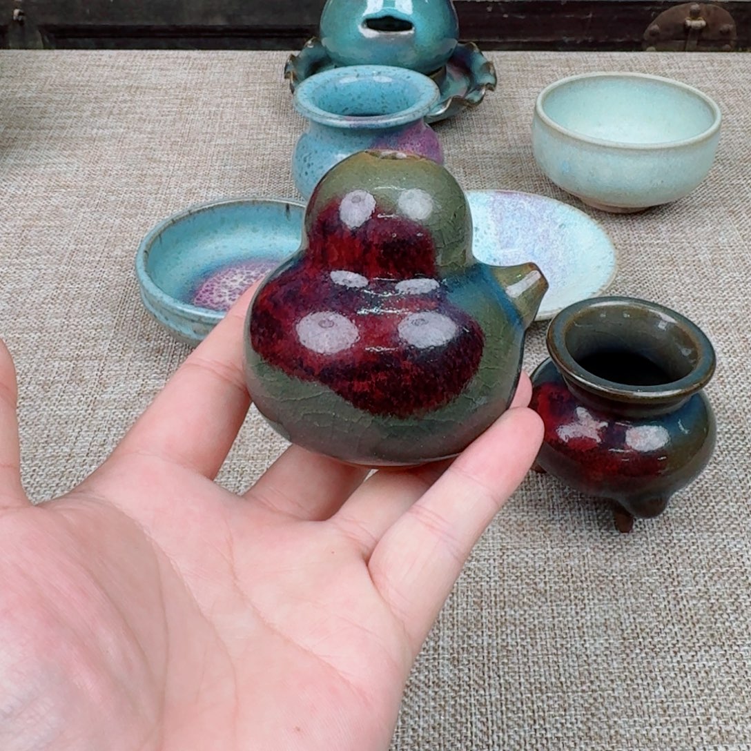 摆件陶瓷旧藏摆件