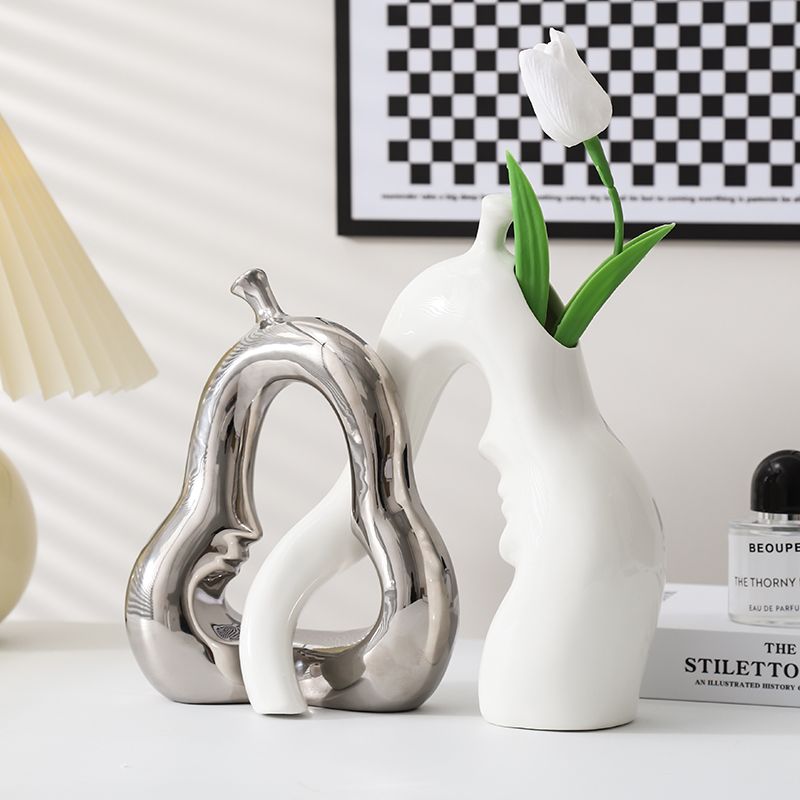 好寓意创意花瓶摆件客厅插花轻奢高档陶瓷搬家礼物乔迁新居礼品