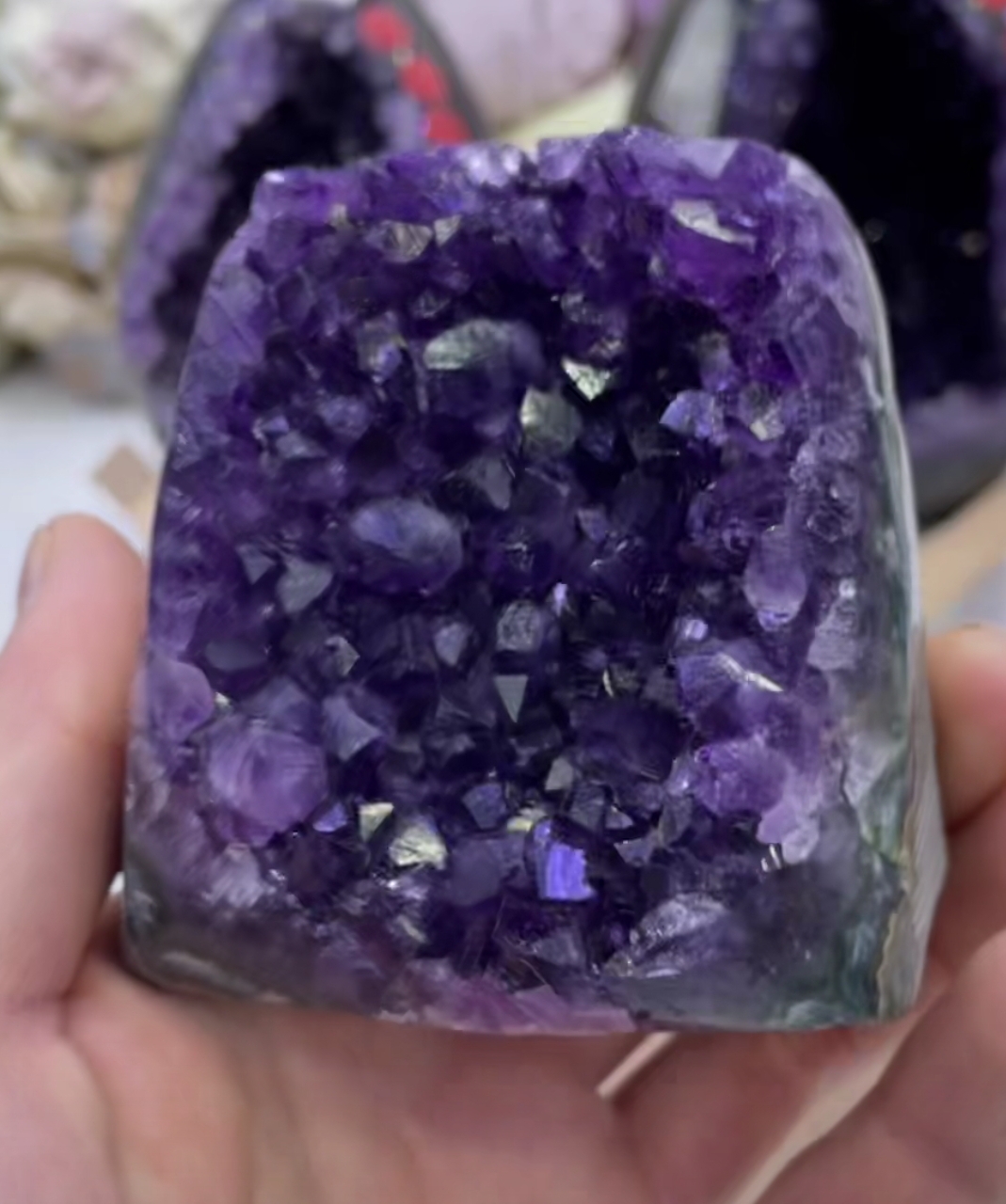 巴西乌拉圭紫水晶摆件